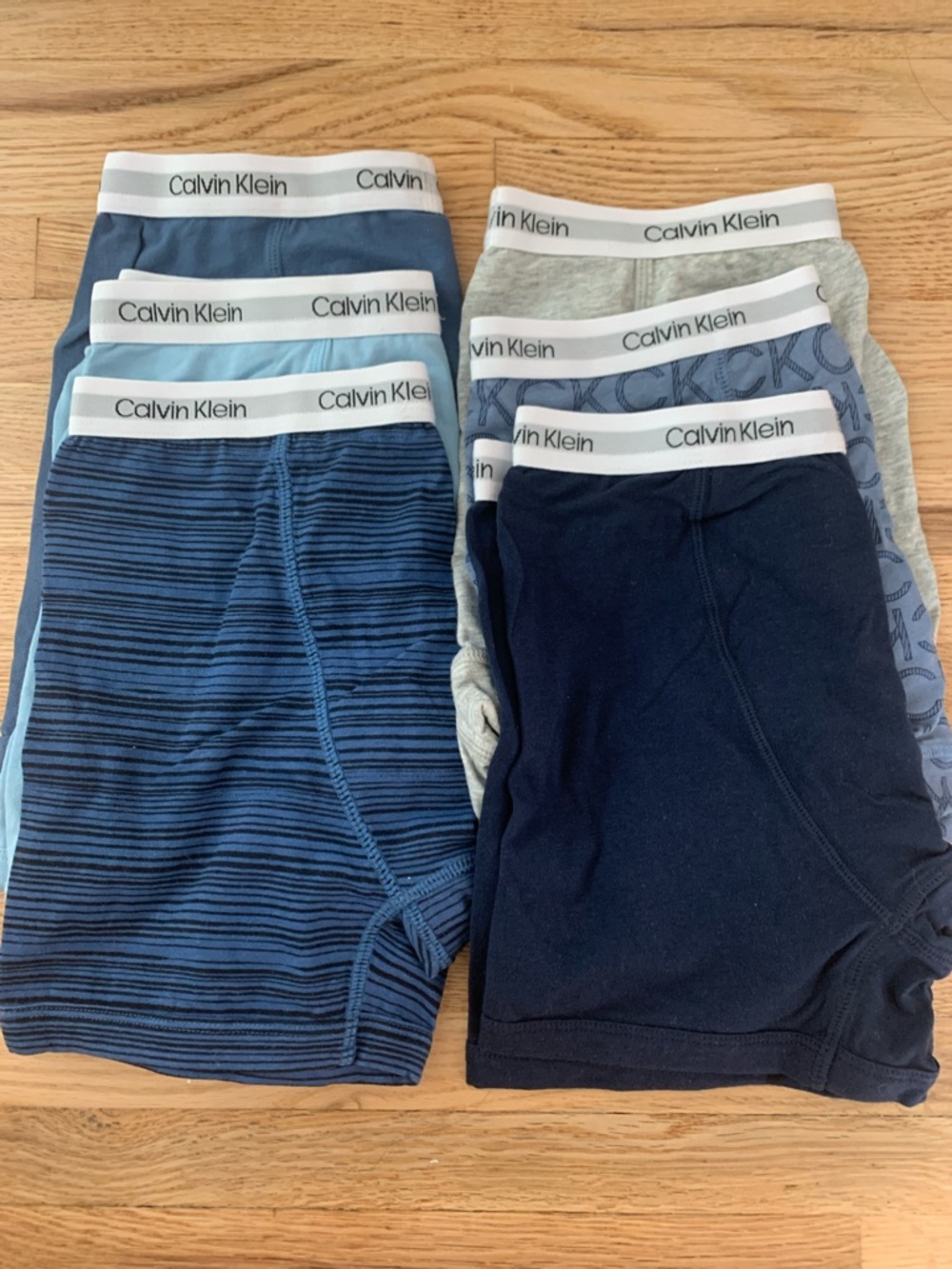 NWOT Calvin Klein Boys' 6-Pack Boxer Briefs